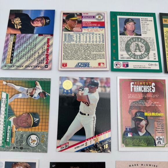 Mark McGwire Card Lot - Picture 3 of 10